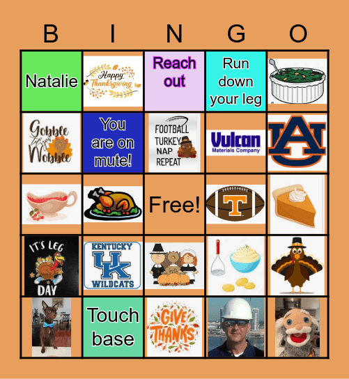 ALL CAPS BINGO Card