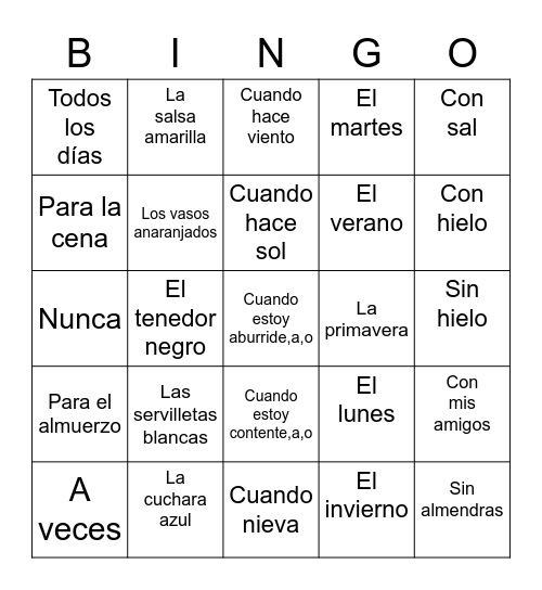 A Comer 2 (Impact vocab) Bingo Card