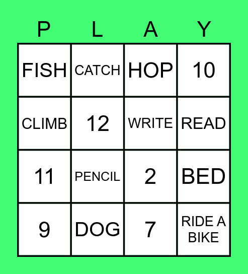 2nB BINGO GAME Bingo Card
