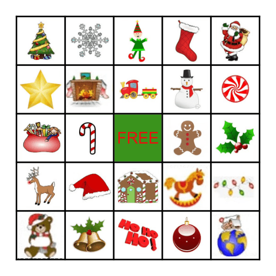 HOLIDAY BINGO Card