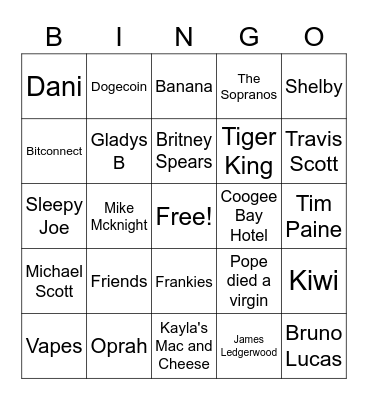 Thanksgiving Trivia Bingo 2021 Bingo Card