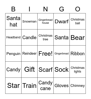 YOUR NAME HERE Bingo Card