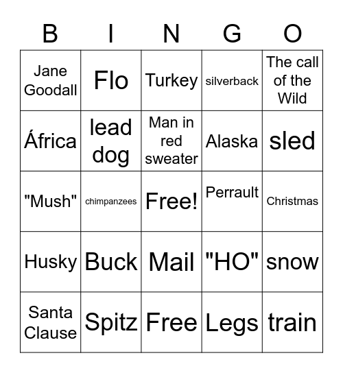 Readtopia Stories Bingo Card
