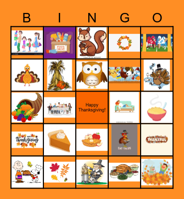 Ingram Micro Thanksgiving Bingo Card