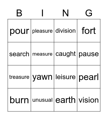 Review BINGO! Bingo Card