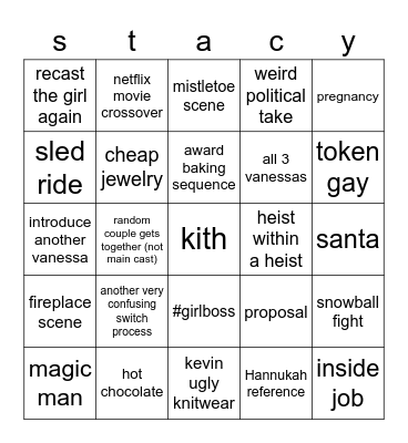 the princess switch 3 Bingo Card