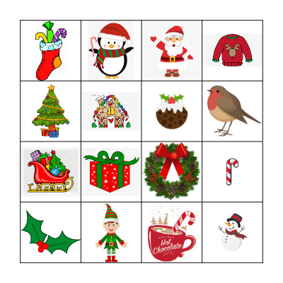 Hebburn Lakes Christmas Bingo Card