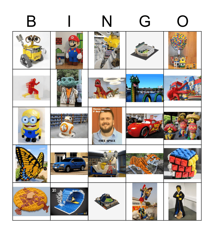 Lego Bingo Card