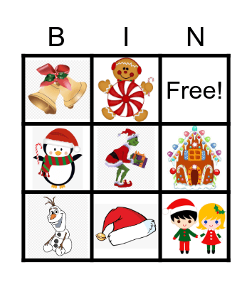 Christmas Bingo Card