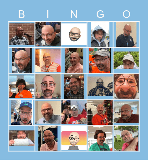 MANY FACES OF MIKE C BINGO Card