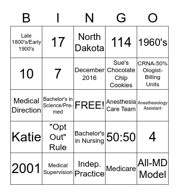 Let's Play  Bingo Card