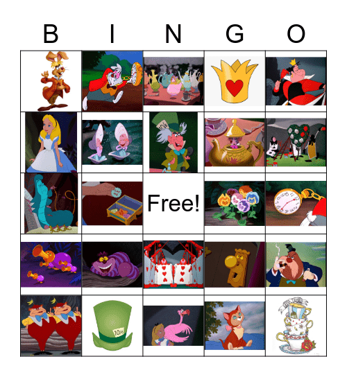 Harmony in Wonderland Bingo Card