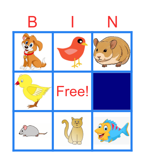 Las mascotas-Jami Bingo Card