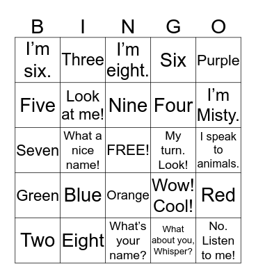 SM 1 - FRIENDS  Bingo Card