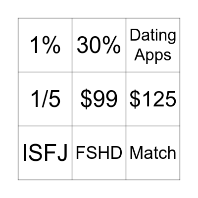 Mental Match Bingo! Bingo Card