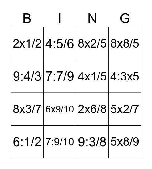 Harel's Bingo Card