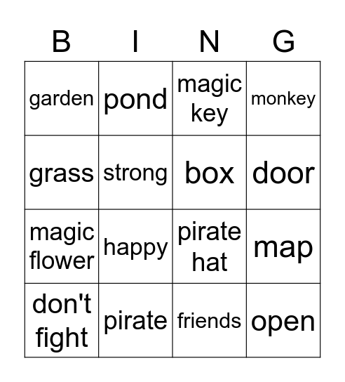 Kelly Bingo Card