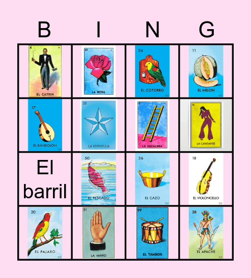 LOTERÍA Bingo Card