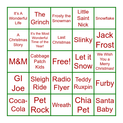 NAME THAT . . . Bingo Card