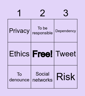 Bingo Time! Bingo Card