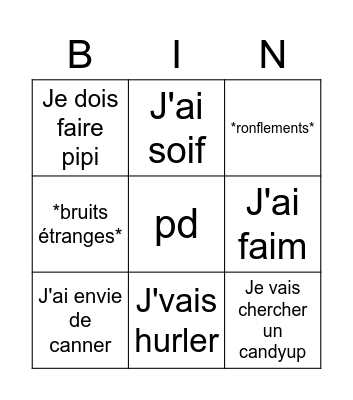 Bingo Elisa Bingo Card