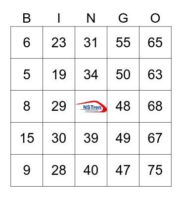 NSTREN Bingo Card