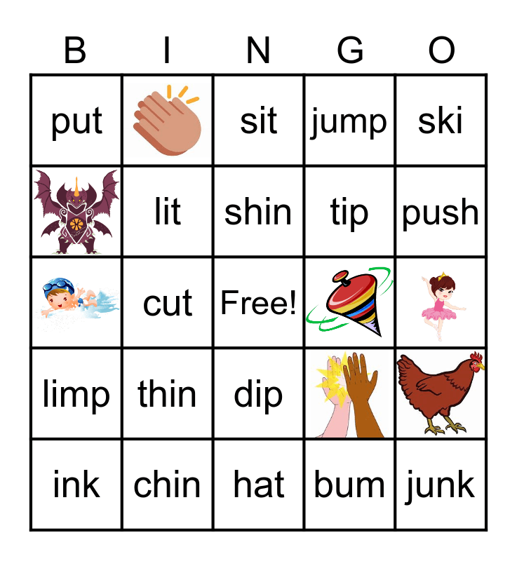 crazy bingo Card