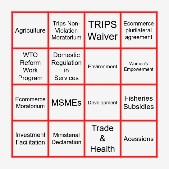 MC12 BINGO Card