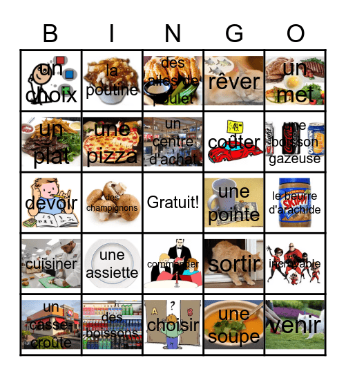 La Casse-Croûte Bingo Card