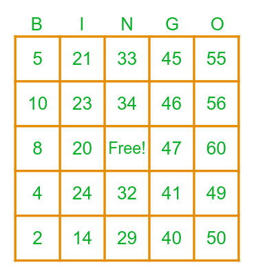 Clarkies/Holliday Thanksgiving Bingo Card