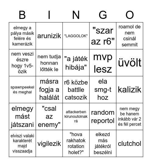 Márk bingo Card