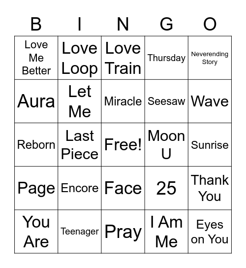 _shadepalette Bingo Card