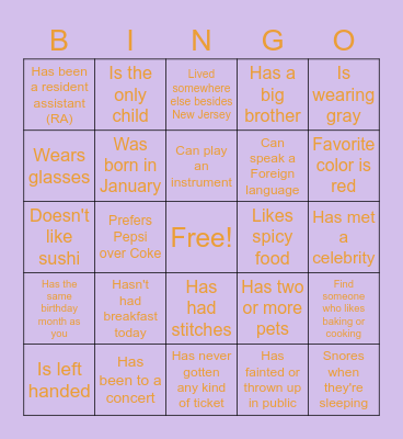 Bingo: NCNW Edition (Find Someone Who) Bingo Card