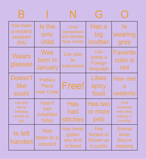 Bingo: NCNW Edition (Find Someone Who) Bingo Card