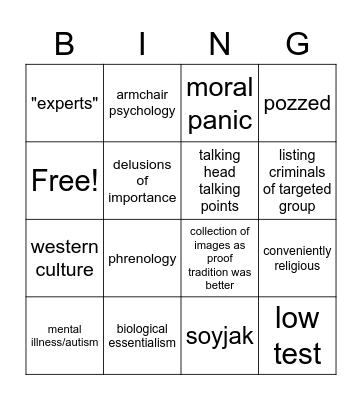 pol bing Bingo Card