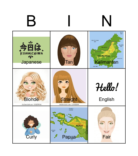 Diversity Bingo Card