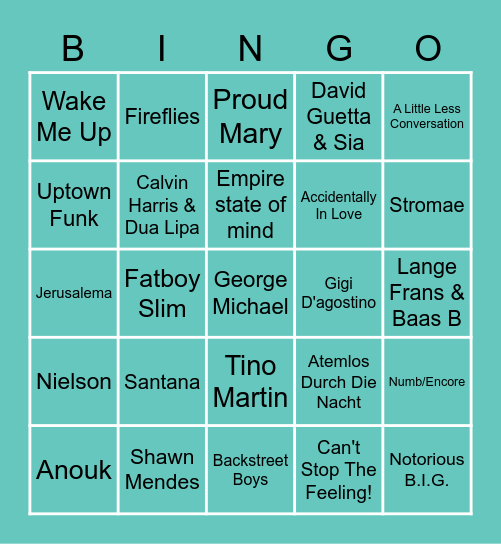 Zorro 2021 Bingo Card