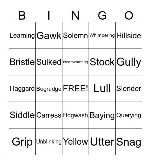 Alexandre Decker Bingo Sheet Bingo Card