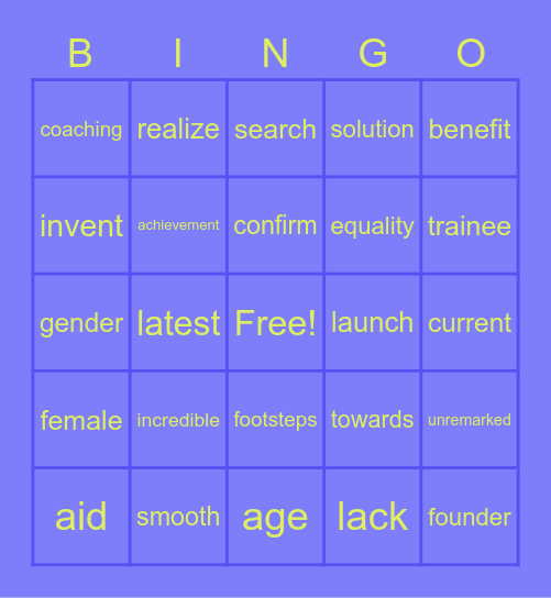 Breaking stereotypes: The women leading the charge in STEM careers Bingo Card