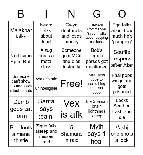 Amnesty Weekend Bingo By Strm Bingo Card