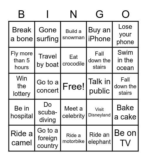 Hay Bingo Card