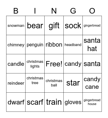 C.Gosas Bingo Card