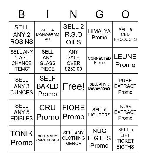 CYBER MONDAY Bingo Card