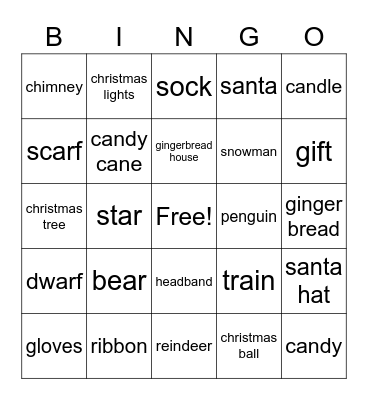 C. Gosas Bingo Card