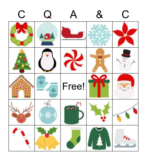 Christmas Bingo Card