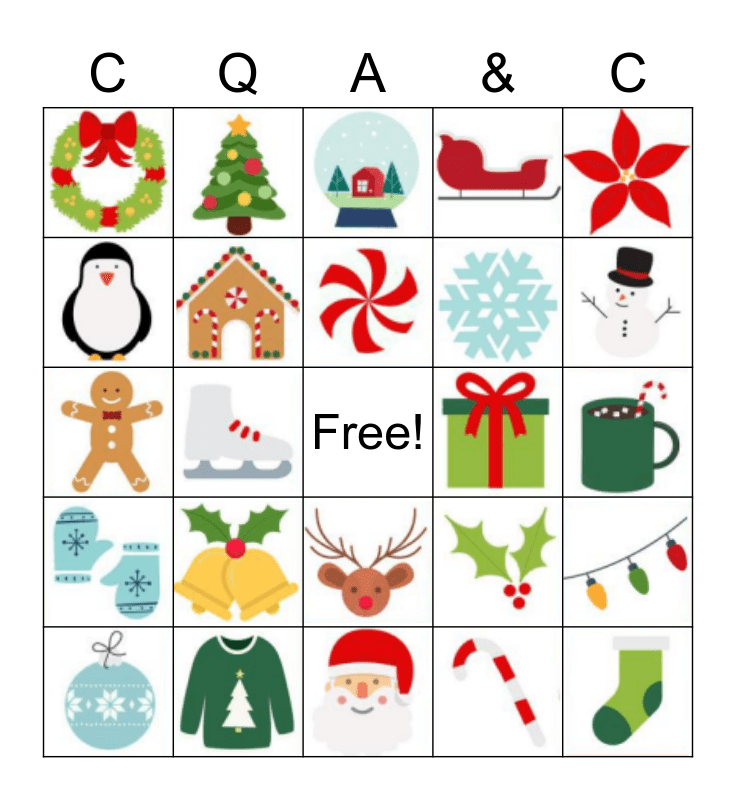 Christmas Bingo Card