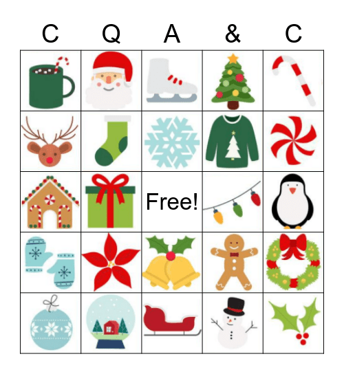 Christmas Bingo Card