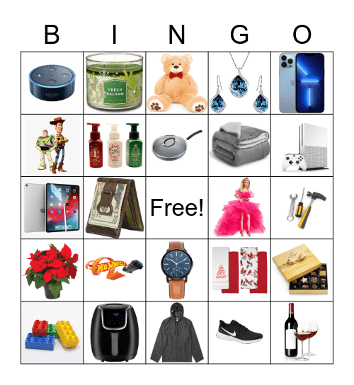 Bingo Activity Bingo Card