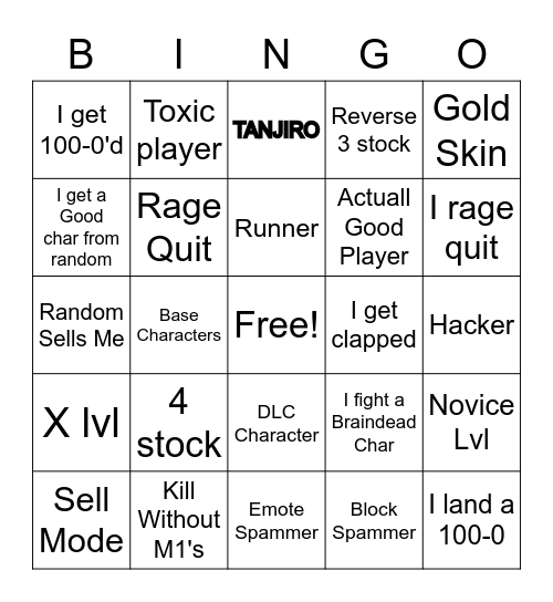 ABA Bingo Card