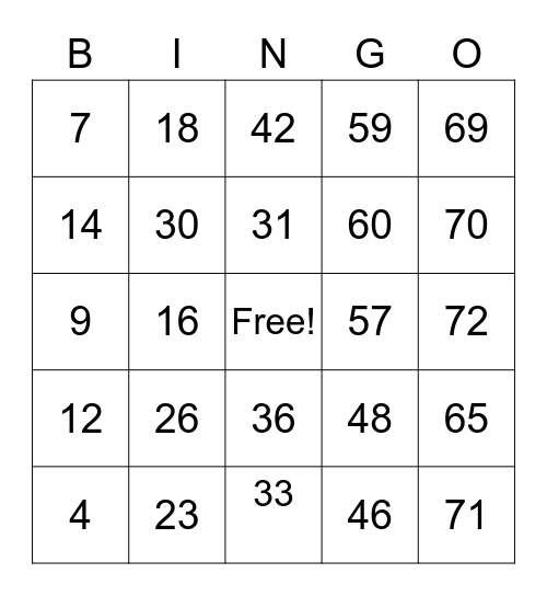PCBINGO_359345 Bingo Card